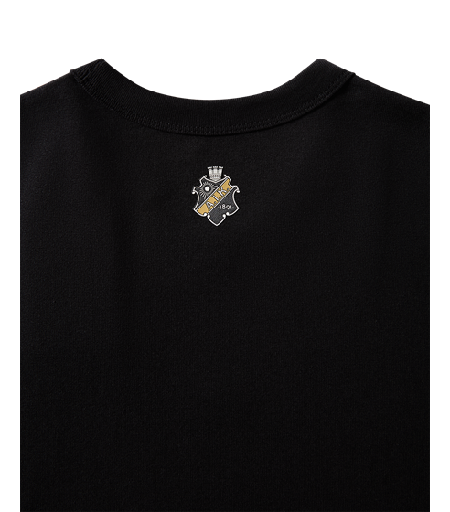 NIKE T-SHIRT SV/GULD SKÖLD - HERR