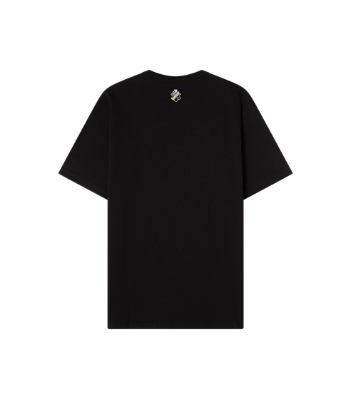 NIKE T-SHIRT SV/GULD SKÖLD - HERR