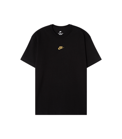 NIKE T-SHIRT SV/GULD SKÖLD - HERR