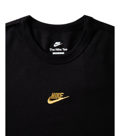 NIKE T-SHIRT SV/GULD SKÖLD - HERR
