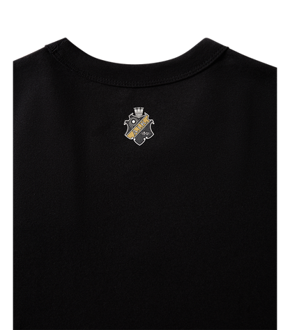 NIKE T-SHIRT SV/GULD SKÖLD - HERR