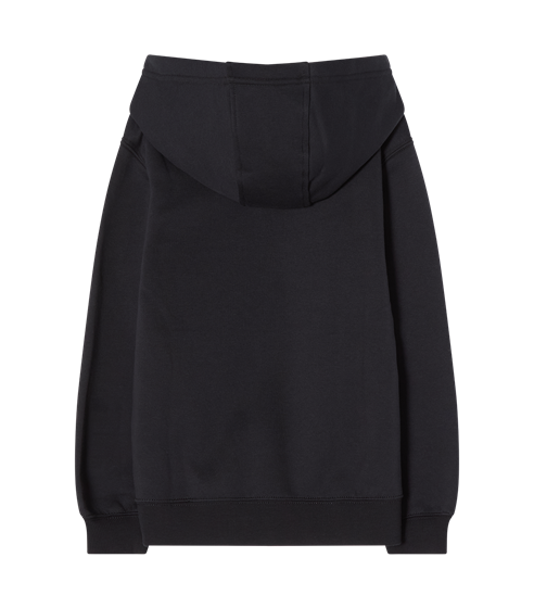 NIKE ZIPHOOD SVART/VIT SKÖLD - JUNIOR
