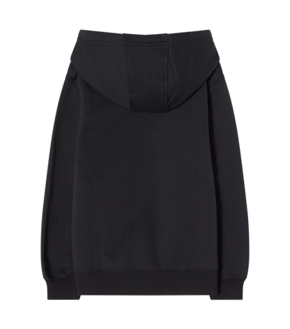 NIKE ZIPHOOD SVART/VIT SKÖLD - JUNIOR