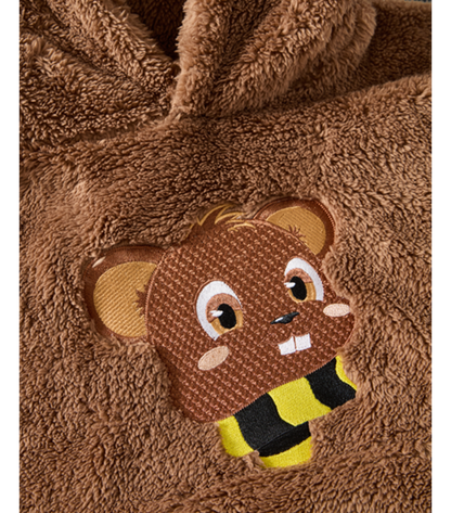 TEDDY HOODIE BRUN - JUNIOR